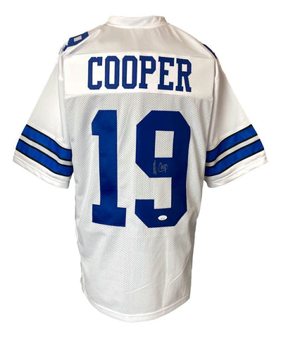 Amari Cooper Dallas Signed On 9 White Football Jersey JSA ITP