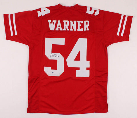 Fred Warner Signed San Francisco 49ers Jersey (Beckett) 2020 Pro Bowl L.B.