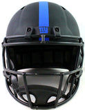 Michael Strahan Signed New York Giants F/S Eclipse Speed Helmet - Beckett W Auth