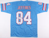 Haywood Jeffires Signed Houston Oilers Jersey / Wide Receiver (1987-1995) GTSM