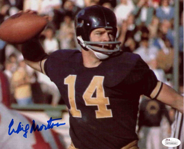 CRAIG MORTON AUTOGRAPHED SIGNED CAL CALIFORNIA GOLDEN BEARS 8x10 PHOTO JSA