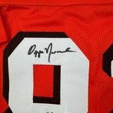 Autographed/Signed Ozzie Newsome Cleveland Football Orange Jersey BAS COA Holo