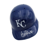 George Brett Signed Kansas City Royals Rawlings Blue MLB Helmet