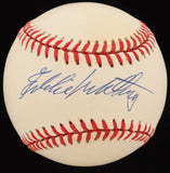 Eddie Mathews Signed ONL Baseball (JSA COA) Milwaukee / Atlanta Braves 512 HR's