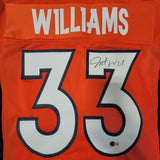 JAVONTE WILLIAMS AUTOGRAPHED SIGNED PRO STYLE CUSTOM XL JERSEY BECKETT QR