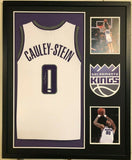 FRAMED SACRAMENTO KINGS WILLIE CAULEY-STEIN AUTOGRAPHED SIGNED JERSEY JSA COA