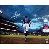 Todd Helton Autographed/Signed Colorado Rockies 16x20 Photo TRI 47414