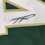 Autographed/Signed Giannis Antetokounmpo Milwaukee Green Custom Jersey JSA COA