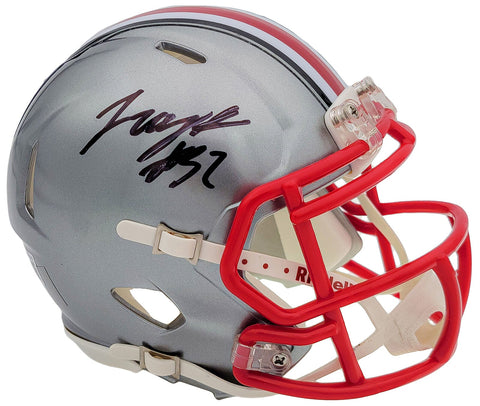 TREVEYON HENDERSON AUTOGRAPHED OHIO STATE FLASH SPEED MINI HELMET BECKETT 202074