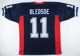 Drew Bledsoe Signed New England Patriots Jersey (PSA COA) Super Bowl XXXVI Q.B.