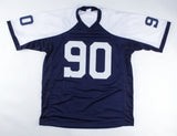 Demarcus Lawrence Signed Dallas Cowboys Throwback Jersey (JSA COA)Defensive End