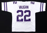 Deuce Vaughn Signed Kansas State Wildcats Jersey Inscr "Deuce Is Loose"(Beckett)