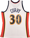 WARRIORS STEPHEN CURRY AUTOGRAPHED M&N 2009-10 JERSEY DO ALL THINGS JSA 235509