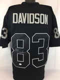 Ben Davidson Signed Oakland Raiders Jersey (JSA COA) 3xPro Bowl Defensive End