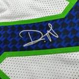 Autographed/Signed Devon Witherspoon Seattle White Football Jersey JSA COA