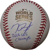 Kris Bryant Autographed/Signed Chicago Cubs OML Baseball 16 WS Champs FAN 46850