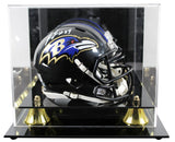 Ravens Jermaine Lewis Authentic Signed Speed Mini Helmet W/ Case BAS Witnessed