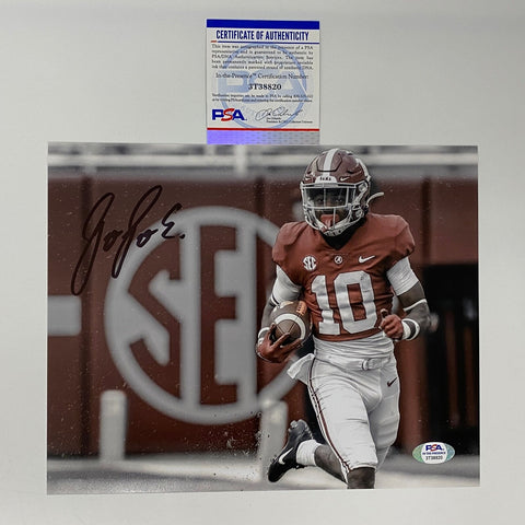 Autographed/Signed JoJo Earle Alabama Crimson Tide 8x10 Photo PSA/DNA COA #2