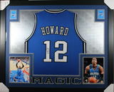 DWIGHT HOWARD (Magic blue SKYLINE) Signed Autographed Framed Jersey JSA