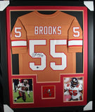 DERRICK BROOKS (Buccaneers TB Tower) Signed Autographed Framed Jersey Beckett