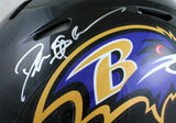 Deion Sanders Signed Baltimore Ravens Speed Authentic F/S Helmet-BAW Hologram