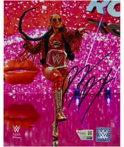 Bianca Belair Autographed WWE Entrance 8" x 10" Photograph Fanatics