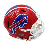 Jim Kelly Signed Buffalo Bills Speed Full Size Throwback 87-01 NFL Helmet