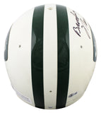 Jets Joe Namath "Broadway" Signed Full Size Proline Helmet BAS #BN73290