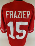 Tommie Frazier Signed Nebraska Cornhuskers Jersey (JSA COA) 1994 & 1995 Champs