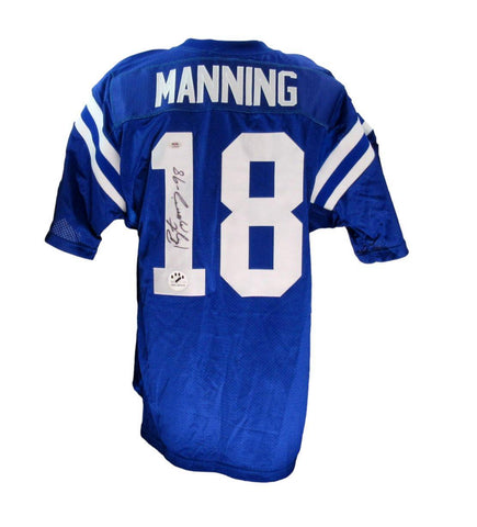 Peyton Manning HOF Signed Blue Pro Line Football Jersey Colts PSA/DNA 192363