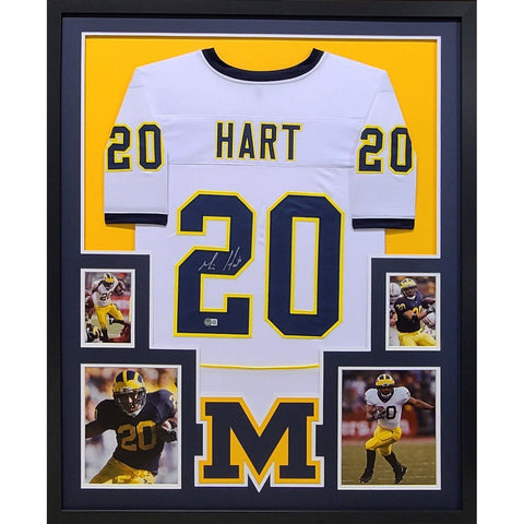 Mike Hart Autographed Signed Framed Michigan Jersey BECKETT