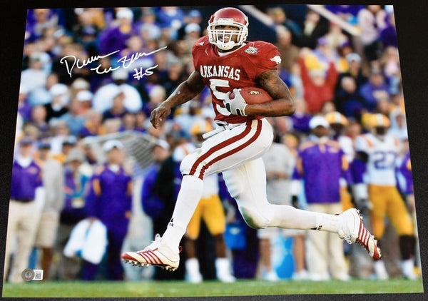 DARREN McFADDEN SIGNED AUTOGRAPHED ARKANSAS RAZORBACKS 16x20 PHOTO BECKETT