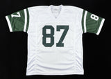 Laveranues Coles Signed New York Jets Jersey (Steiner) Pro Bowl Wide Receiver