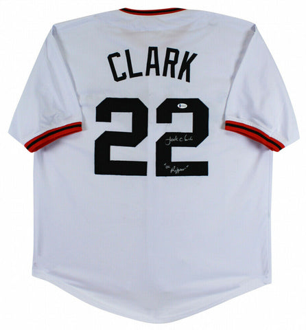 Jack Clark Signed San Francisco Giants Jersey Inscribed "Ripper" (Beckett COA)