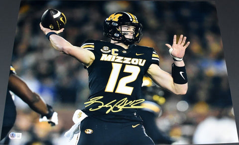 BRADY COOK SIGNED AUTOGRAPHED MISSOURI TIGERS 16X20 PHOTO BECKETT