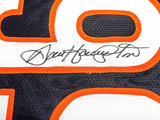 BEARS DAN HAMPTON AUTOGRAPHED BLUE JERSEY "HOF 2002" BECKETT WITNESS 231046