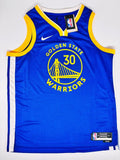 Stephen Curry Golden State Warriors signed Autograph Blue NBA jersey beckett