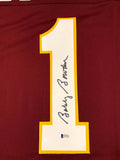 Bobby Bowden Autographed Florida State Seminoles Custom Jersey Beckett Witnessed