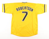 Bob Robertson "1971 WSC" Signed Pittsburgh Pirate Jersey (TSE) Bucs 1st Baseman