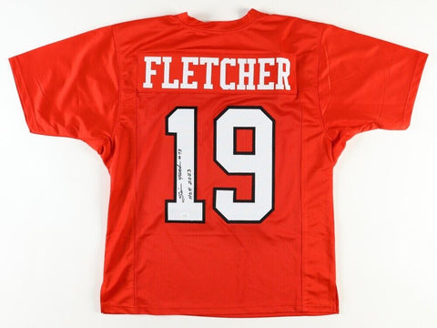 Simon Fletcher Signed Houston Cougars Jersey (JSA) Denver Broncos Linebacker