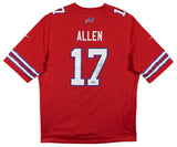 Bills Josh Allen Authentic Signed Red Nike Game Jersey w/ Black Sig Fanatics