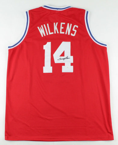 Lenny Wilkens Signed Hawks Jersey (JSA COA) St. Louis Point Guard 1960-1968