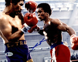 Sugar Ray Leonard Autographed 8x10 Photo vs. Augustin Estrada Beckett U84484