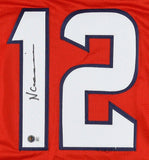 Nico Collins Signed Houston Texans Jersey (Beckett) 2021 3rd Round Pick Michigan