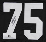 Mean Joe Greene Signed Pittsburgh Steelers Jersey Inscribed HOF 87 Beckett Holo