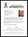 Jim Lampley, Larry Merchant & Harold Lederman Autographed Program Beckett