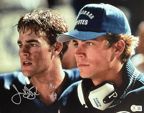 James Van Der Beek Autographed/Signed Varsity Blues 11x14 Photo Beckett 46787