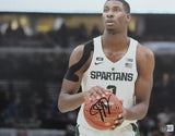 Jaren Jackson Autographed 11x14 Basketball Photo Univ of Michigan State Beckett