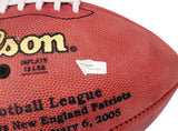 Tom Brady Autographed NFL Leather SB XXXIX Logo Football Fanatics AA0104080