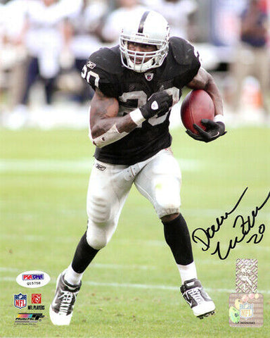 DARREN MCFADDEN AUTOGRAPHED SIGNED 8X10 PHOTO OAKLAND RAIDERS PSA/DNA 21187